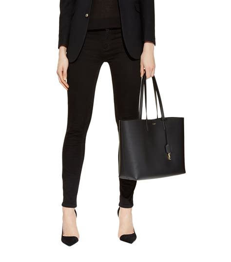 Saint Laurent E/W Shopping Bag Black 